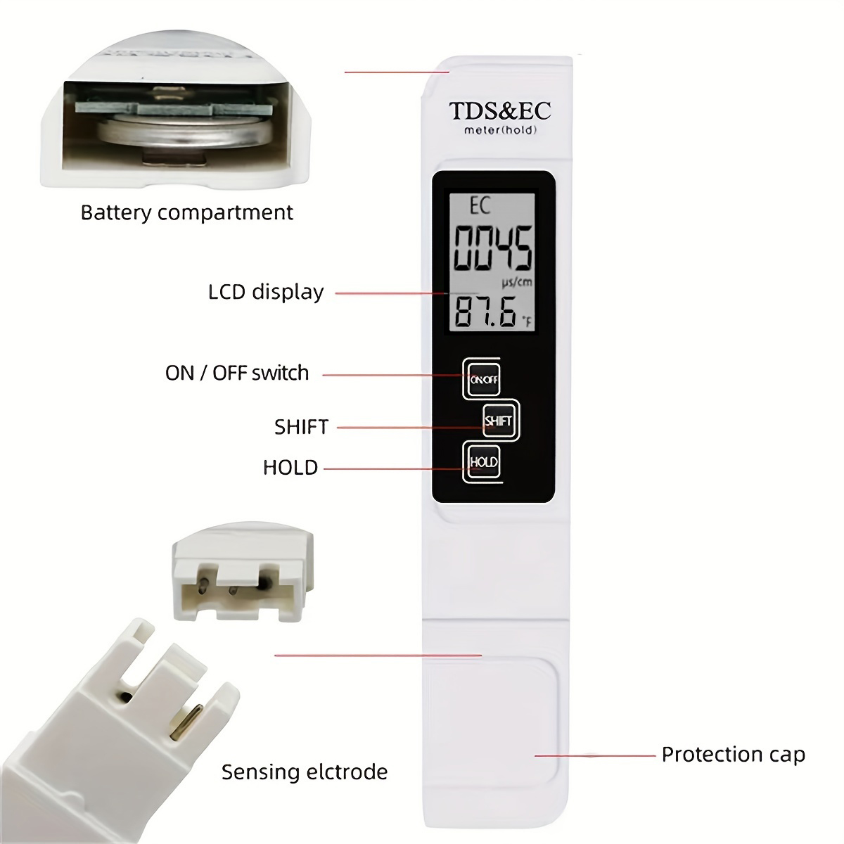 3in1 Waterkwaliteit Detectie P - Ec Meter Digital recensie en prijs