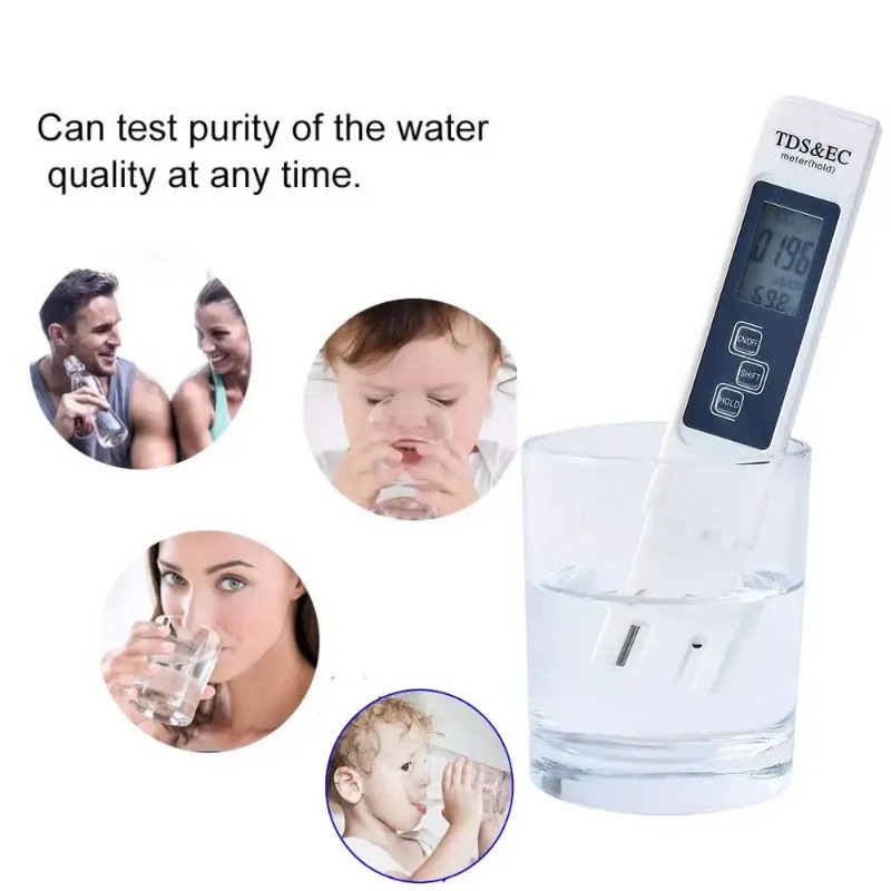 Witte digitale waterkwaliteitt - Ec Meter Digital recensie en prijs
